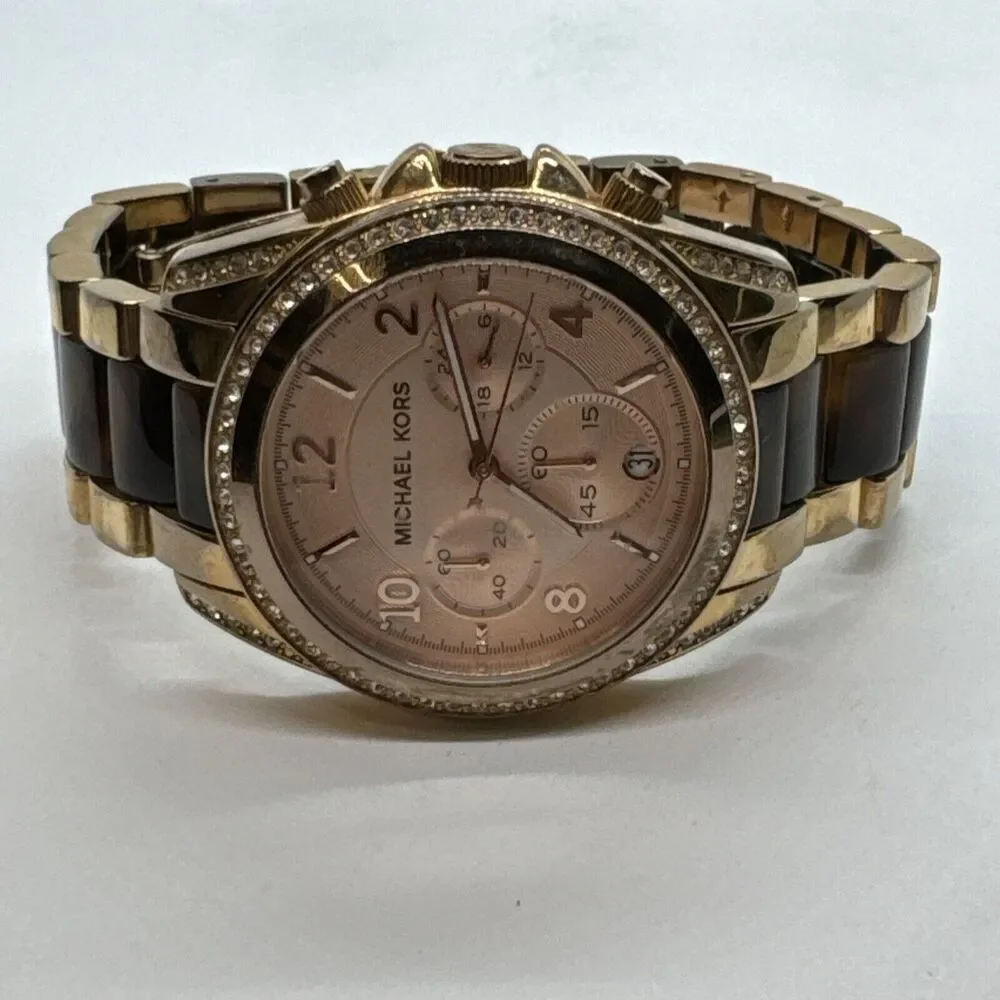 Michael Kors Blair MK5859 Women's Gold Stainless Steel Analog Dial Watch JNA396